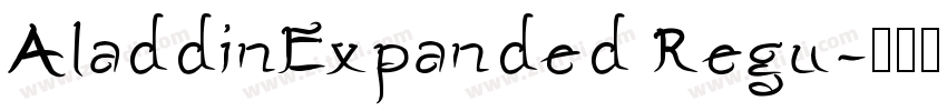AladdinExpanded Regu字体转换